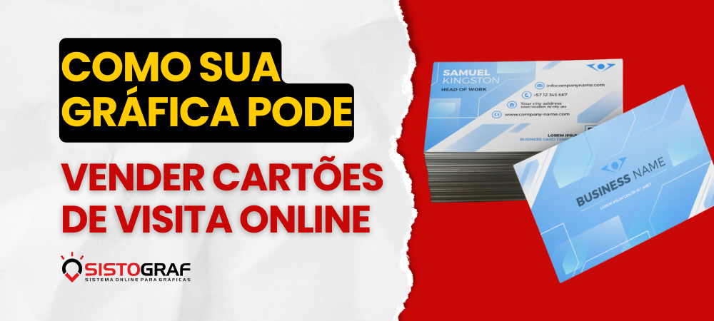 Como Sua Gráfica Pode Vender Cartões de Visita Online (De Forma Automática)