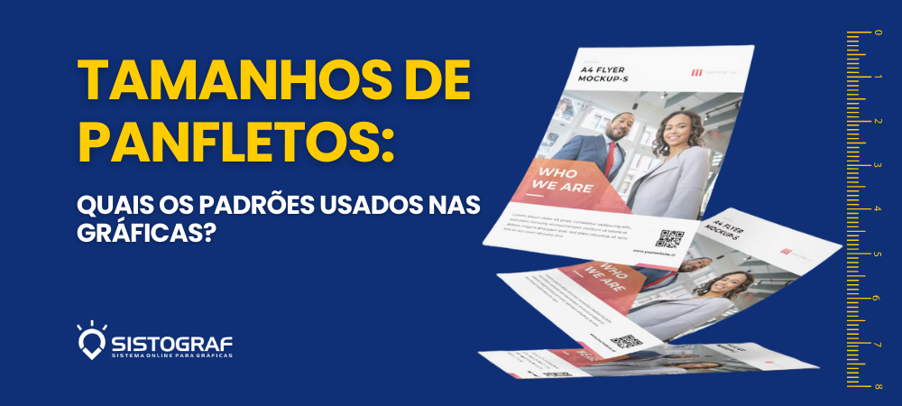 tamanhos de panfletos populares